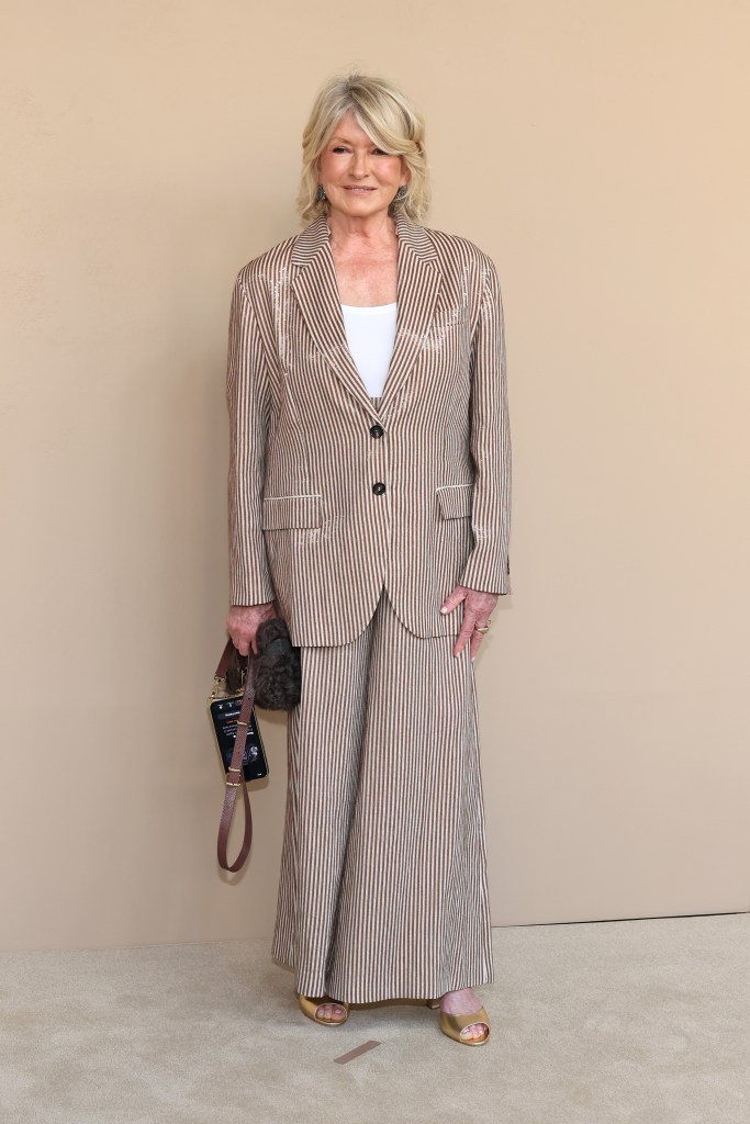 Martha Stewart attends the gala screening of "Brunello: The Gracious Visionary" in New York City.