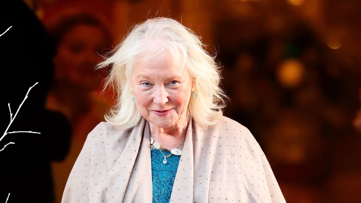 Angela Kelly walking outside the Goring Hotel in London