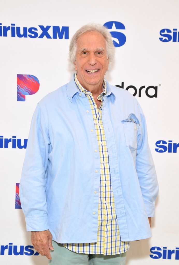 Henry Winkler smiles at SiriusXM Studios.