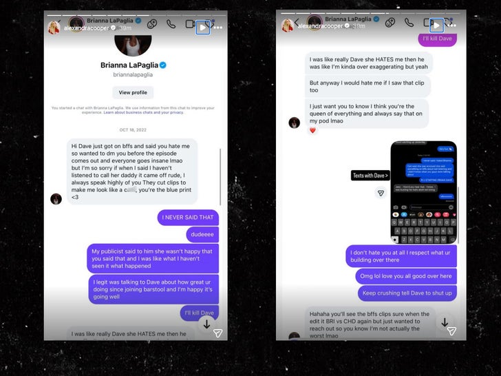 Alex Cooper Busts Out DMs with Brianna Chickenfry