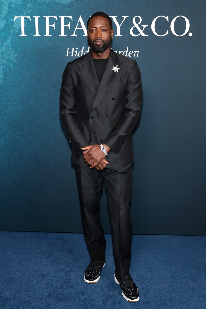 Dwyane Wade attends the Tiffany & Co. celebration for the launch of the Blue Book 2026: Hidden Garden jewelry collection