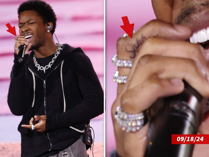 D4VD shhh finger tattoo getty 4