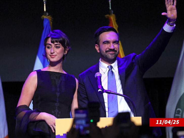 Zohran Mamdani and Rama Duwaji getty 3