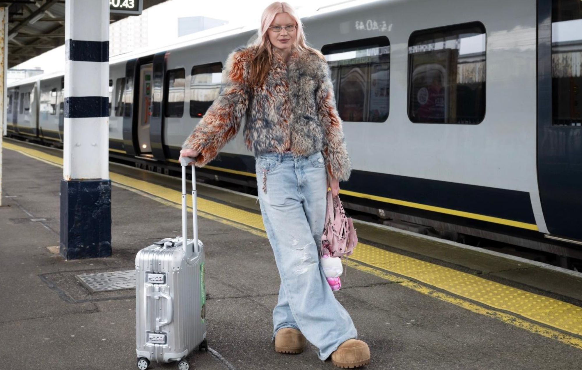 'Train-ing It' with Wet Leg's Rhian Teasdale. CREDIT: Channel 4