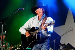 George Strait performs onstage for George Strait and Vaqueros del Mar's "Strait To The Heart": A benefit for Hill Country Flood Victims at Estancia at Thunder Valley on July 27, 2025 in Boerne, Texas.