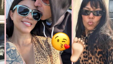 Travis Barker Sucks On Kourtney Kardashian's Toes In PDA-Filled Birthday Tribute - See The Photo!