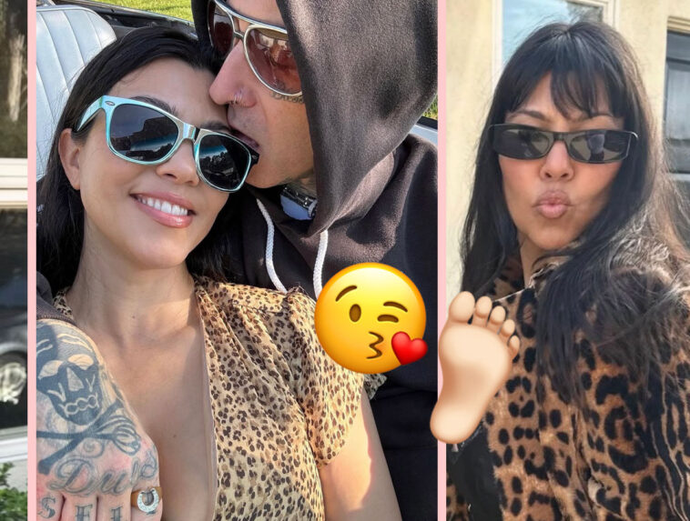 Travis Barker Sucks On Kourtney Kardashian's Toes In PDA-Filled Birthday Tribute - See The Photo!