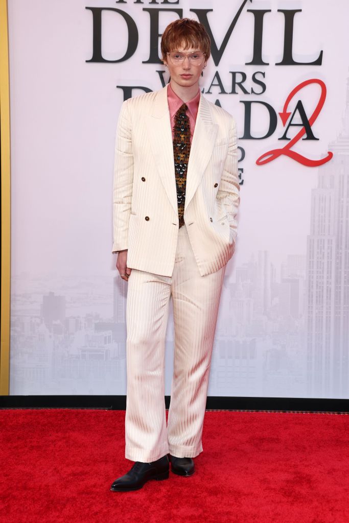 Calum Harper attends "The Devil Wears Prada 2" New York Premiere on April 20, 2026 in New York City.