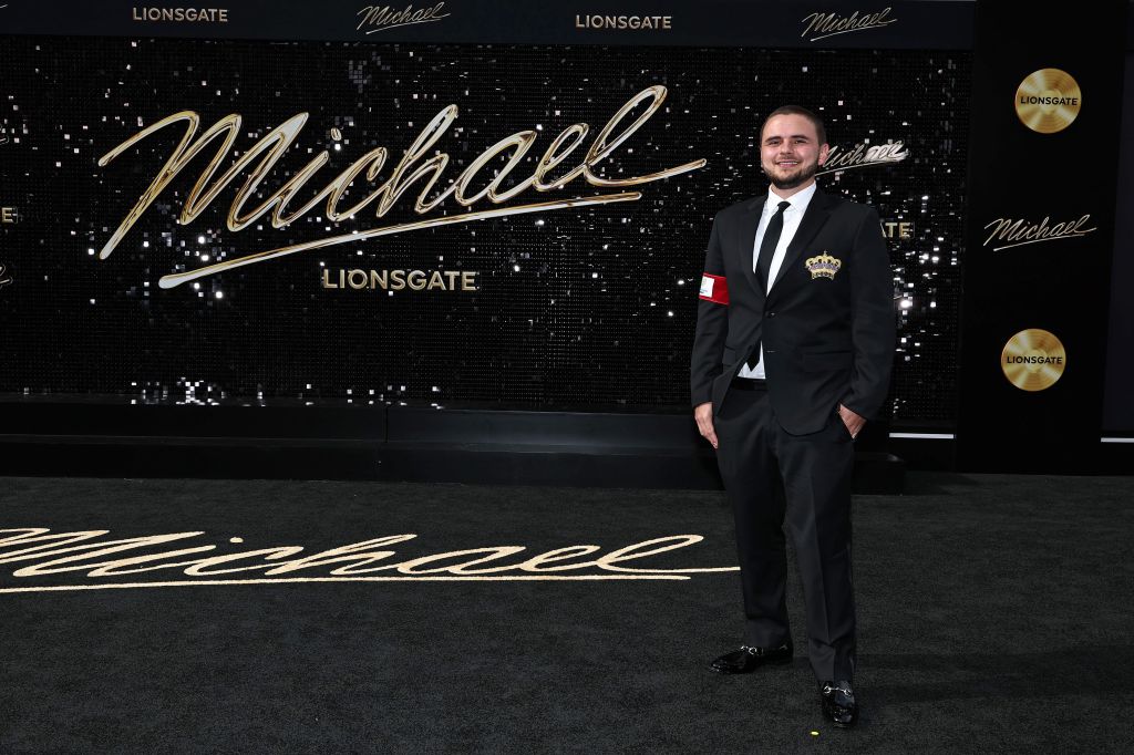 Prince Jackson attends the "Michael" premiere
