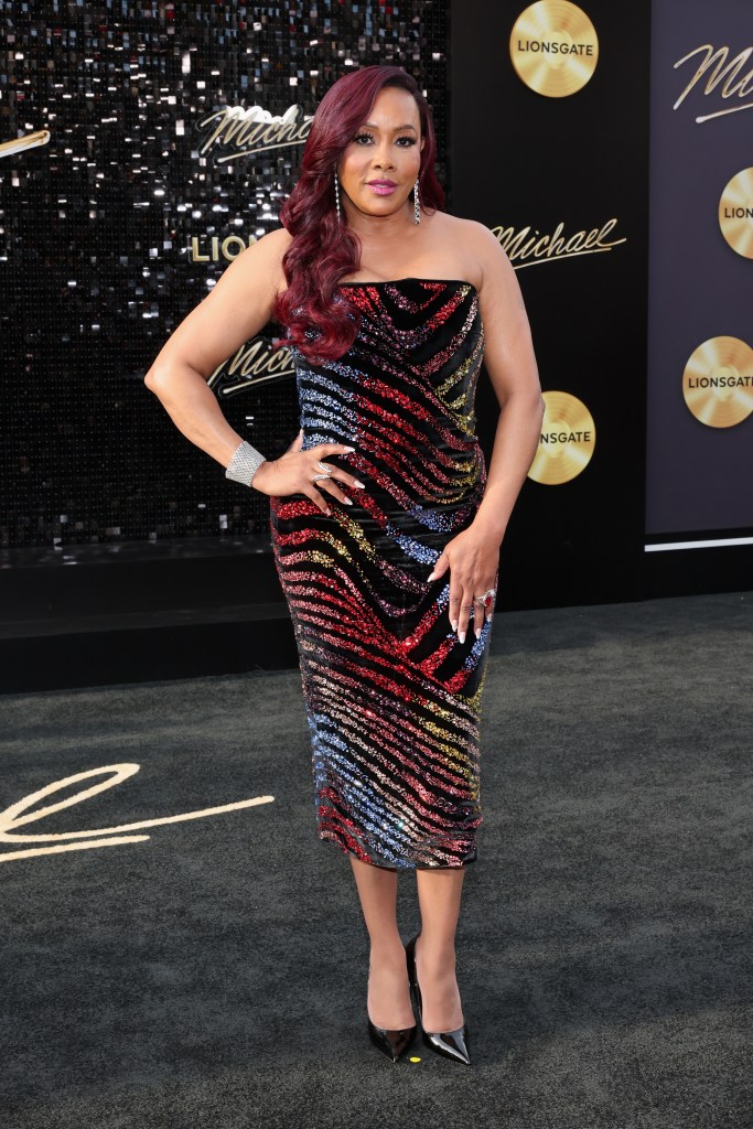 Vivica A. Fox attends the "Michael" premiere