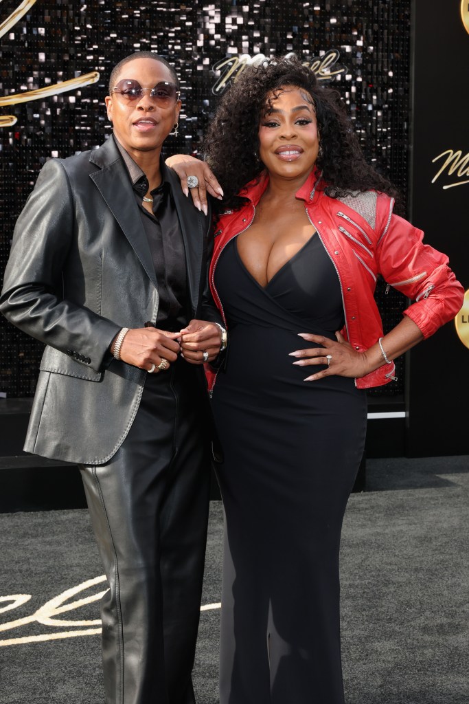 Jessica Betts and Niecy Nash attend the "Michael" premiere
