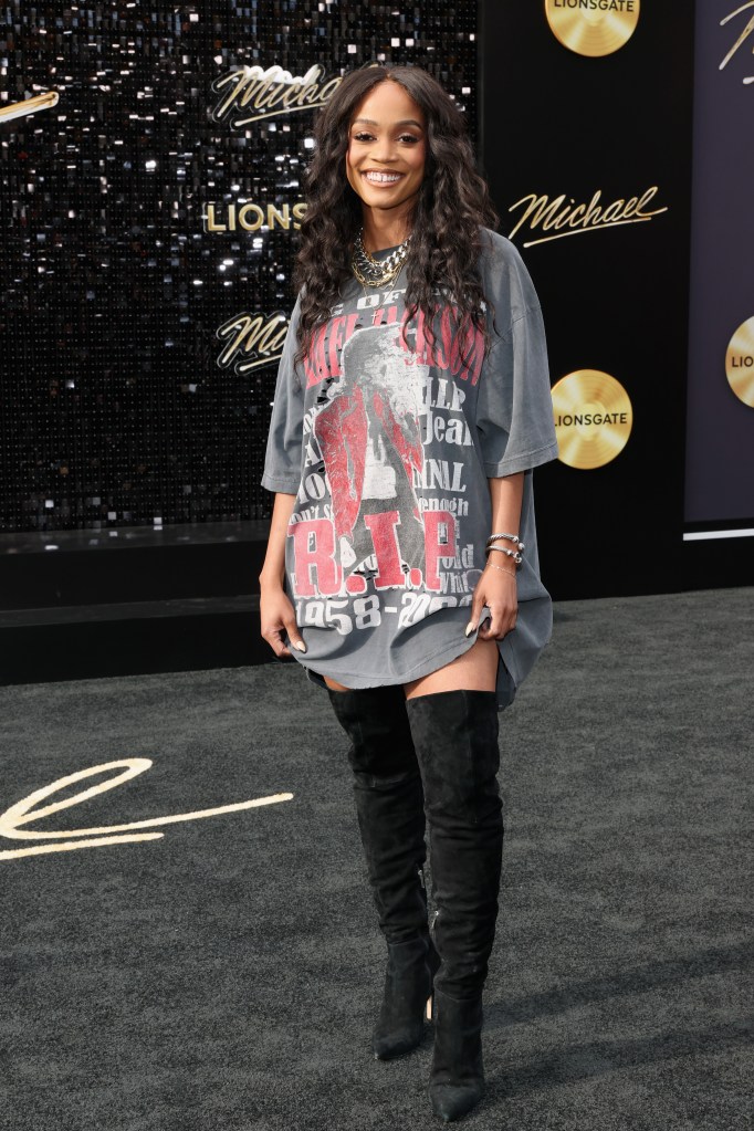 Rachel Lindsay attends the "Michael" premiere