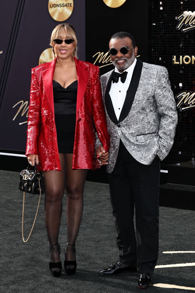 Kandy Johnson Isley and Ronald Isley attend the "Michael" premiere