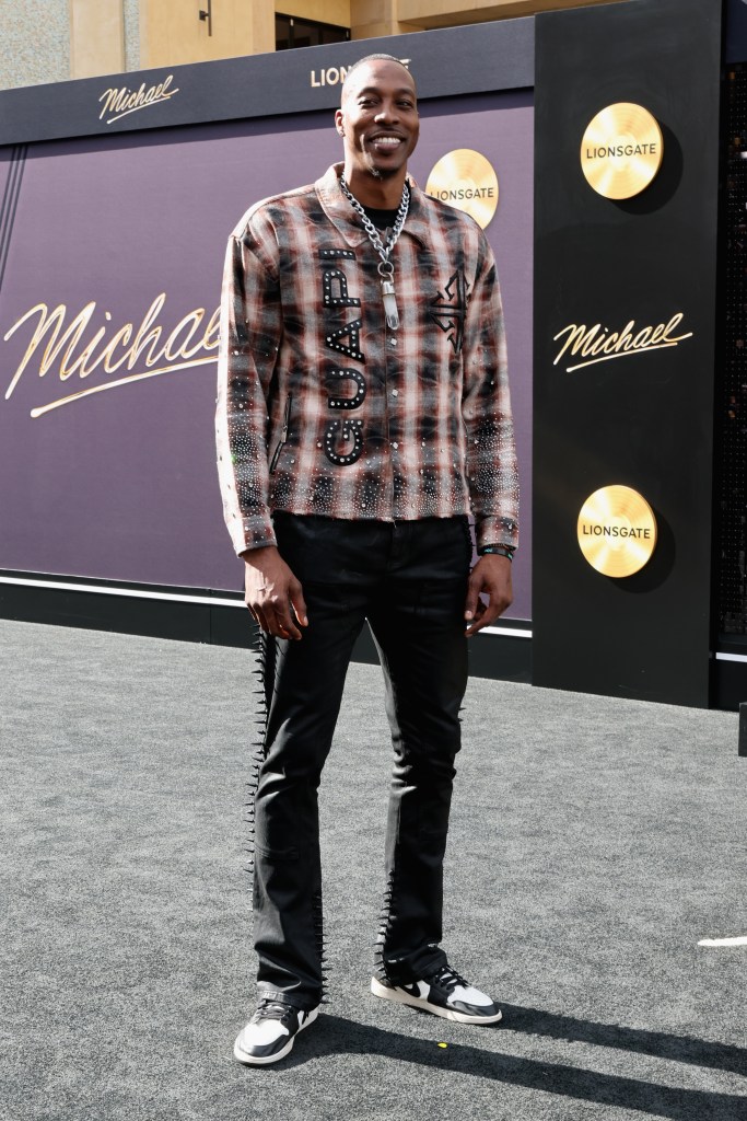 Dwight Howard attends the "Michael" premiere