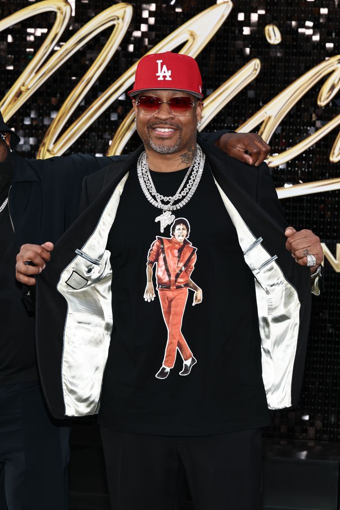Allen Iverson attends the "Michael" premiere
