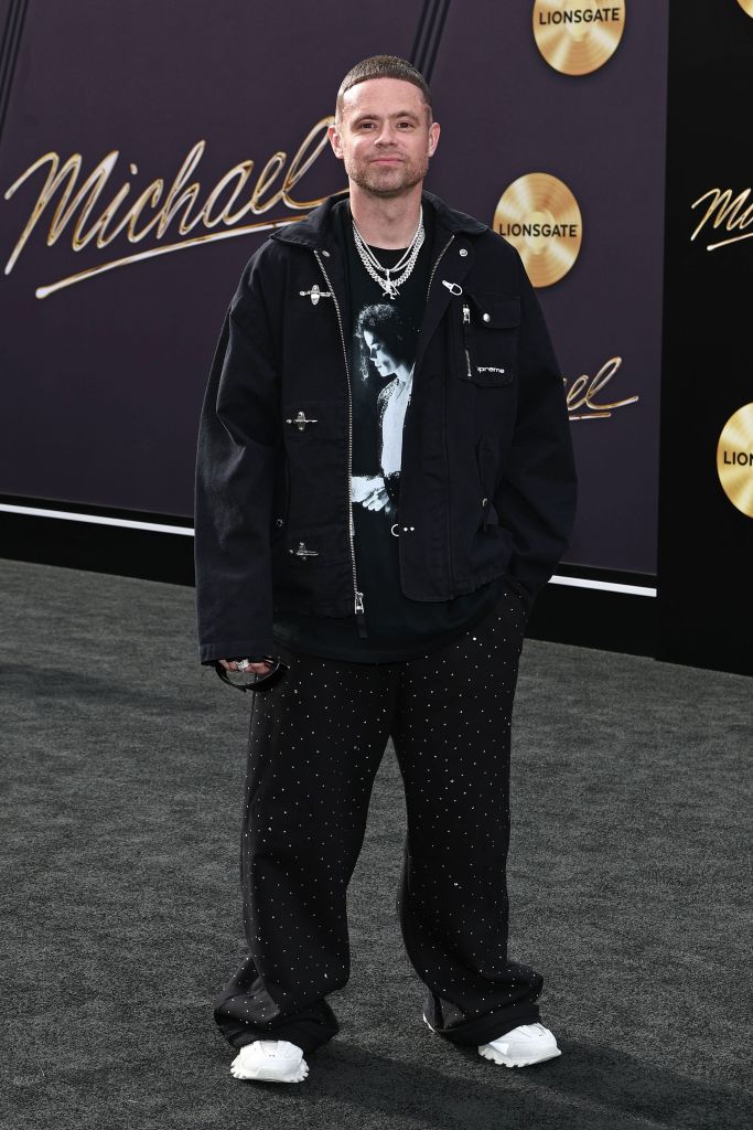 Grayson Boucher attends the "Michael" premiere