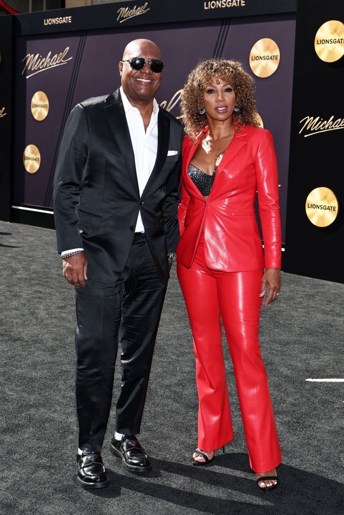 Rodney Peete and Holly Robinson Peete attend the "Michael" premiere