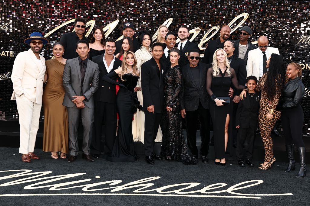 The Jackson family attends the "Michael" premiere
