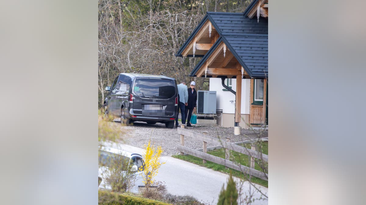 Sarah Ferguson in the Alps