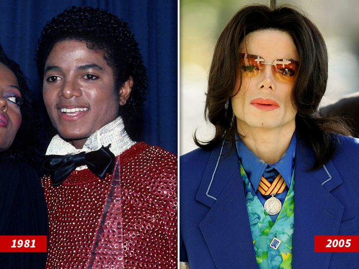 michael jackson 1981 2005 split getty