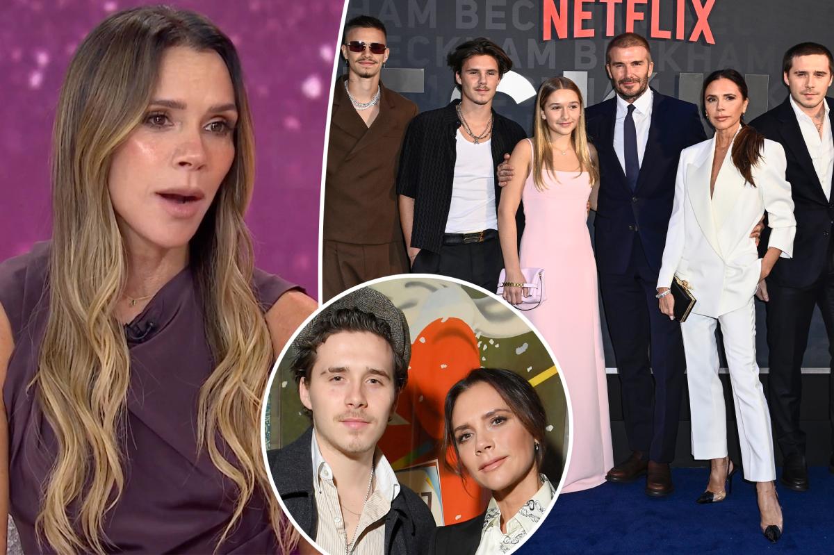 Victoria Beckham makes rare comment about kids in first TV interview since Brooklyn drama