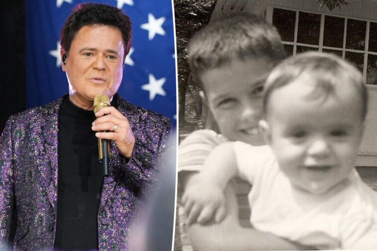 Donny Osmond pays tribute to older brother Alan after death
