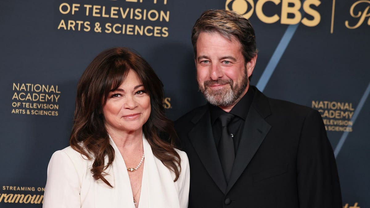 Valerie Bertinelli with then-boyfriend Mike Goodnough in 2024.