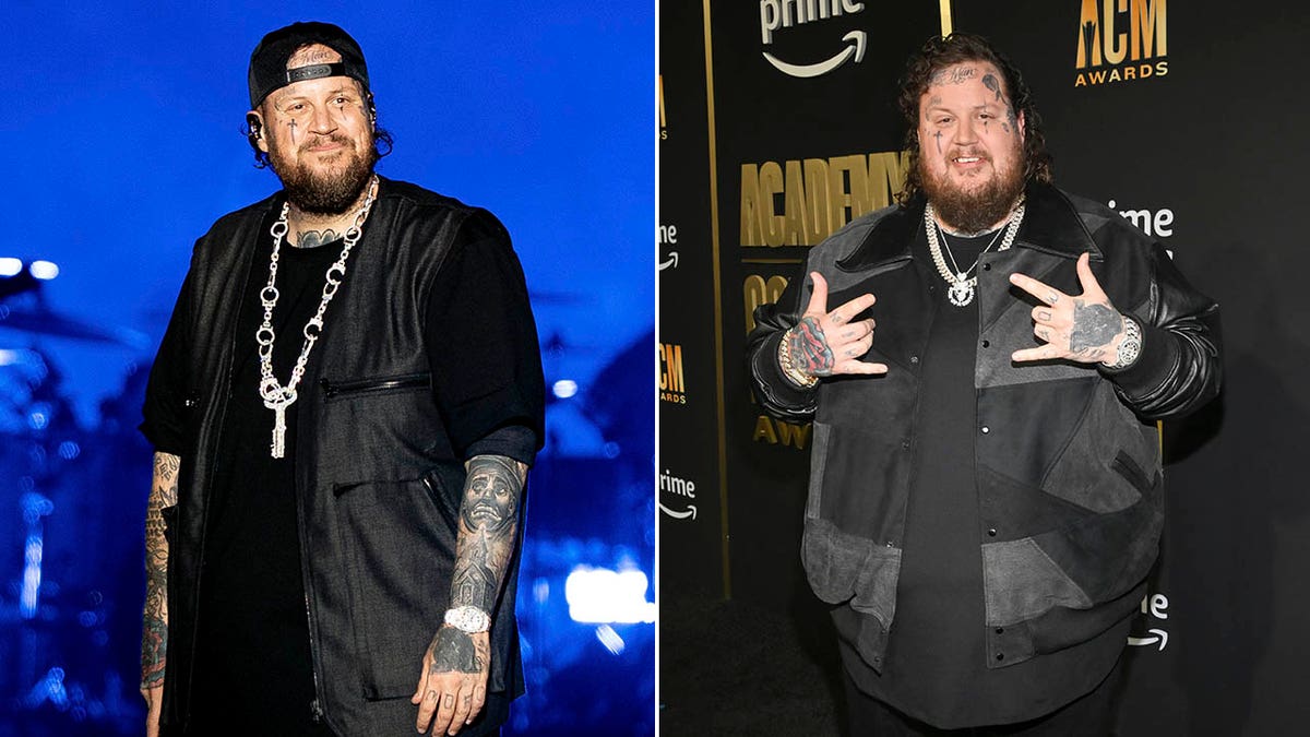 A split of Jelly Roll in 2025 and 2023.