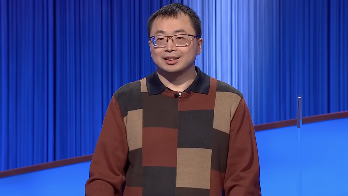 Jamie Ding smiles on Jeopardy