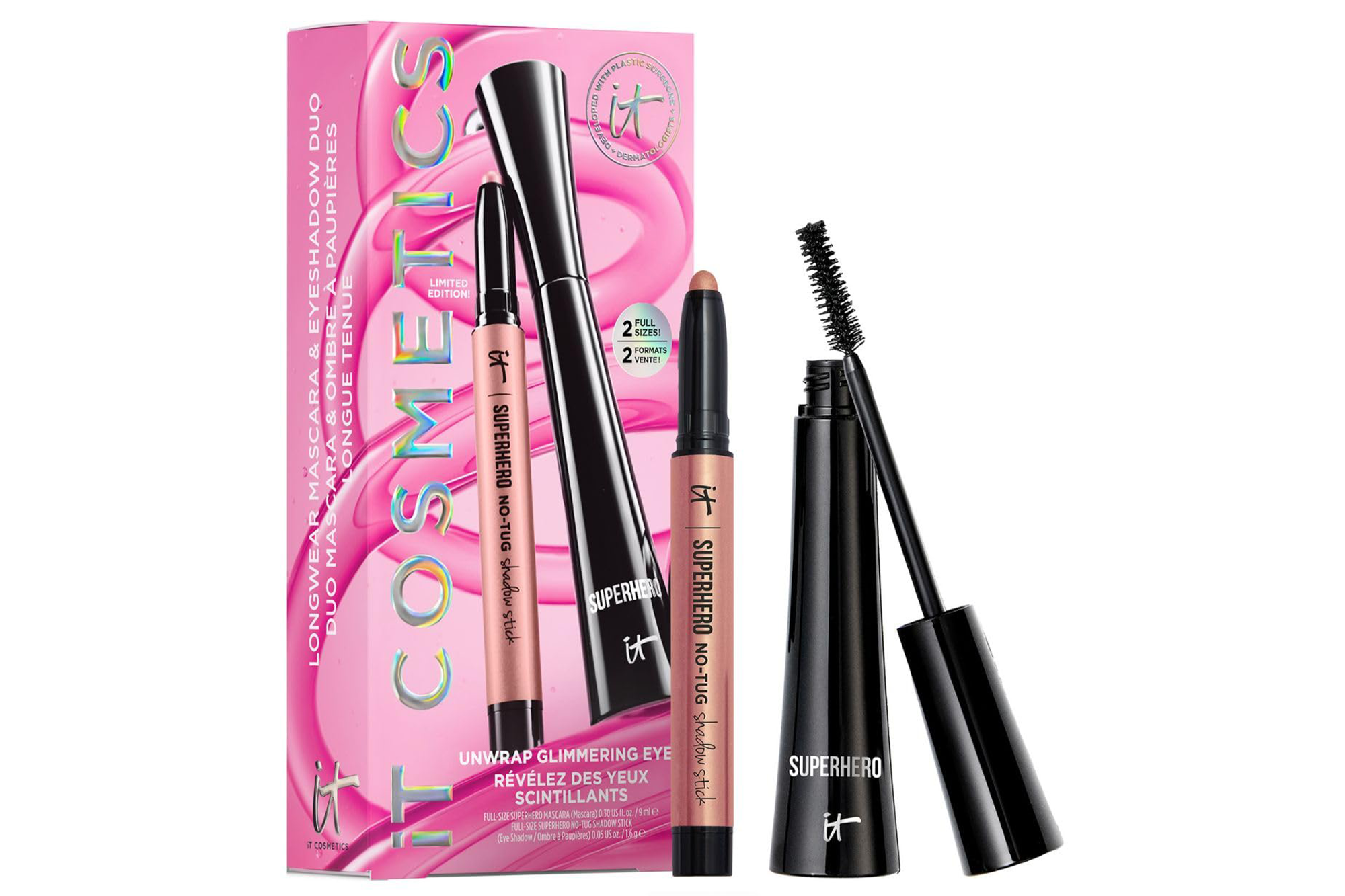 IT Cosmetics Unwrap Glimmering Eyes Mascara & Eyeshadow Stick Set