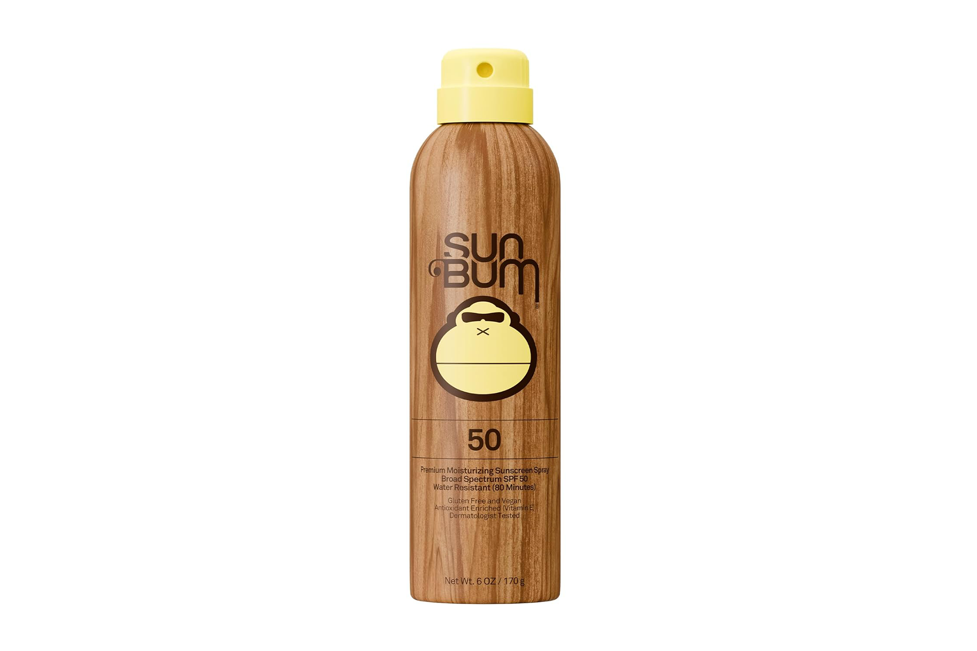 Sun Bum SPF 50 Premium Moisturizing Sunscreen Spray.