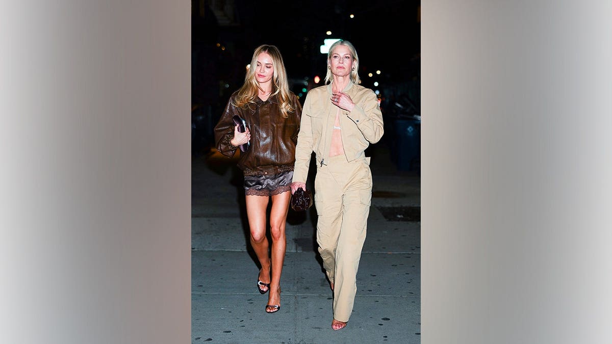 Michelle Randolph and Ali Larter standing together in East Village New York City