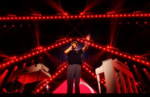 Charlie Puth at Charlie Puth: Whatever’s Clever! World Tour held at Viejas Arena on April 22, 2026, in San Diego, Calif.