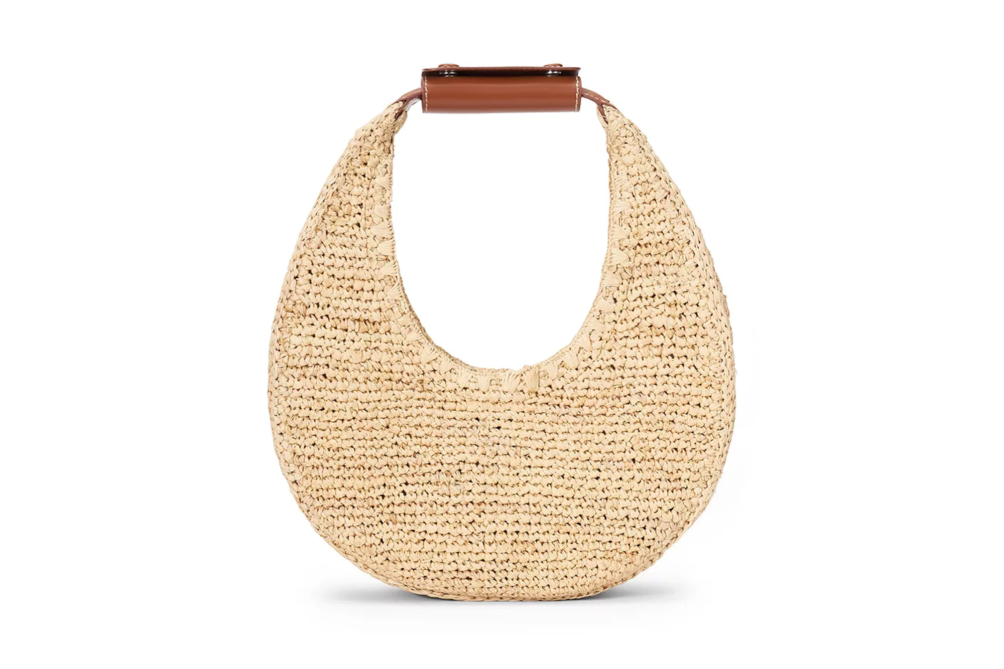Staud Raffia Moon Bag