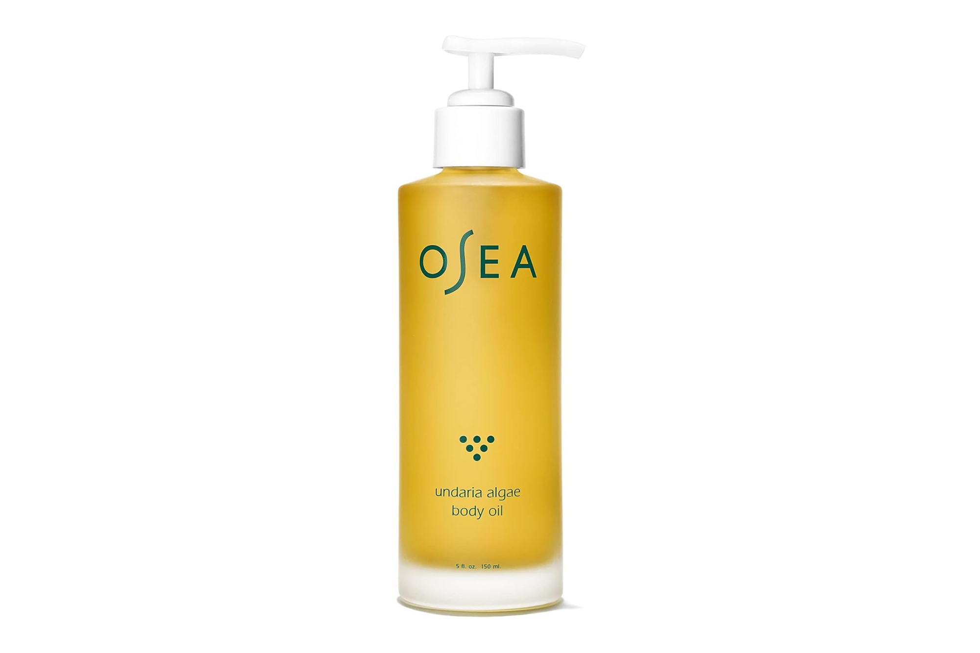 Osea Undaria Algae Body Oil with a white pump top.