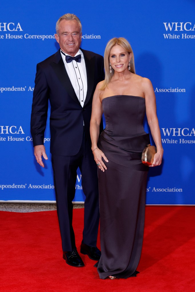 Robert F. Kennedy Jr. and Cheryl Hines attend the White House Correspondents' Dinner