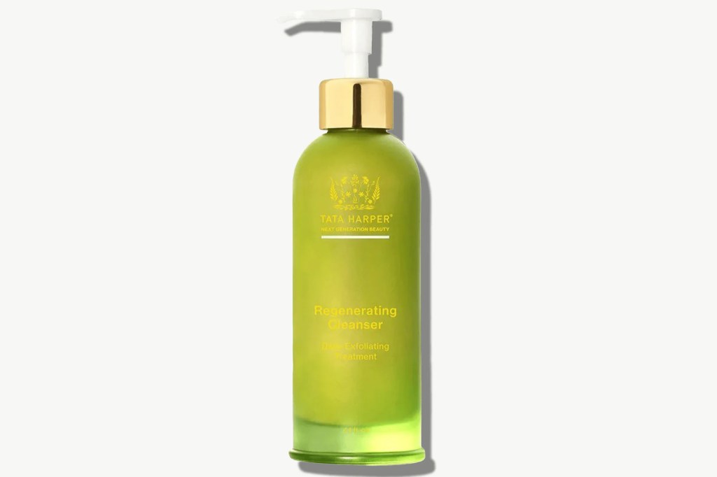 Tata Harper Regenerating Cleanser exfoliating facial treatment.