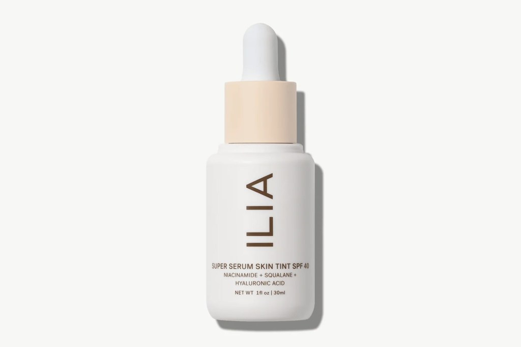 ILIA Super Serum Skin Tint SPF 40 with Niacinamide + Squalane + Hyaluronic Acid, 1 fl oz | 30ml.