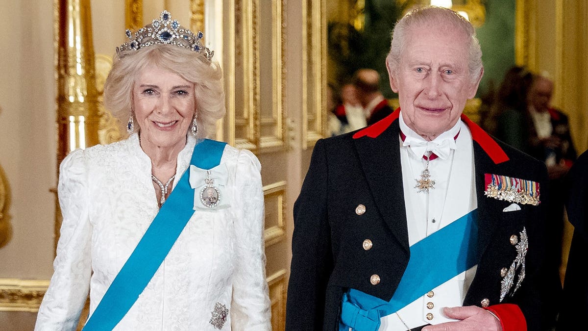 King Charles and Queen Camilla hosting the President of Nigeria at Windsor Castle in March 2026.