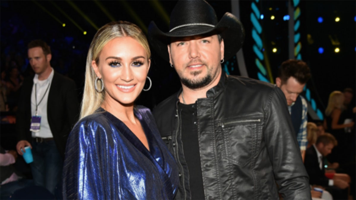 Brittany and Jason Aldean smiling together