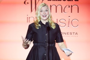 Elizabeth Matthews at the Billboard Women in Music 2026 held at the Hollywood Palladium on April 29, 2026 in Los Angeles, California.