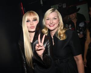 Kim Petras and Elizabeth Matthews at the Billboard Women in Music 2026 held at the Hollywood Palladium on April 29, 2026 in Los Angeles, California.