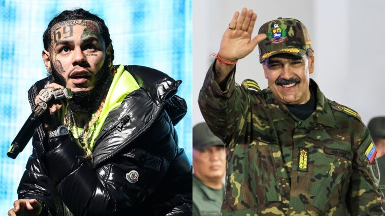 6ix9ine Marks Prison Release by Sharing Maduro SpongeBob Autograph