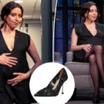 Aubrey Plaza wore these affordable heels on 'Late Night with Seth Meyers'