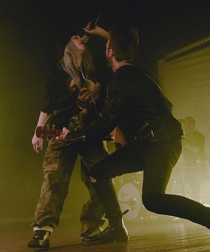 Finneas O'Connell and Billie Eillish Rocking Out