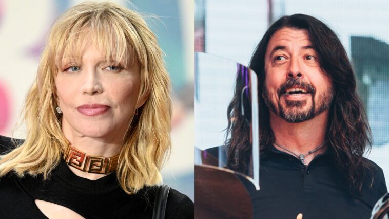 Courtney Love asks Dave Grohl to "just say we’re cool" and fan base of "straight white males" to stop "picking" on her