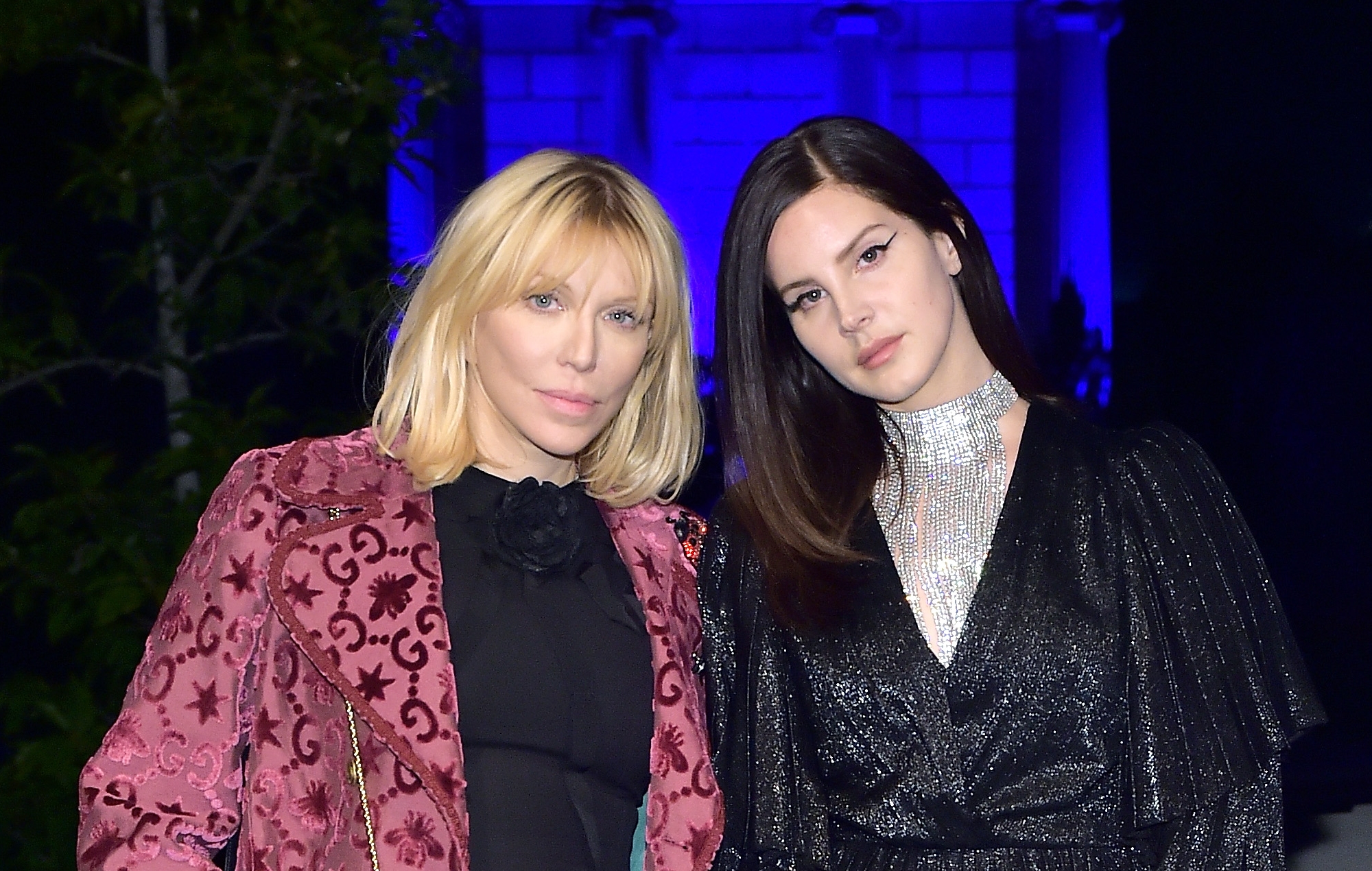 Courtney Love praises "really good friend" Lana Del Rey, who let her live in her house for a year "rent-free"