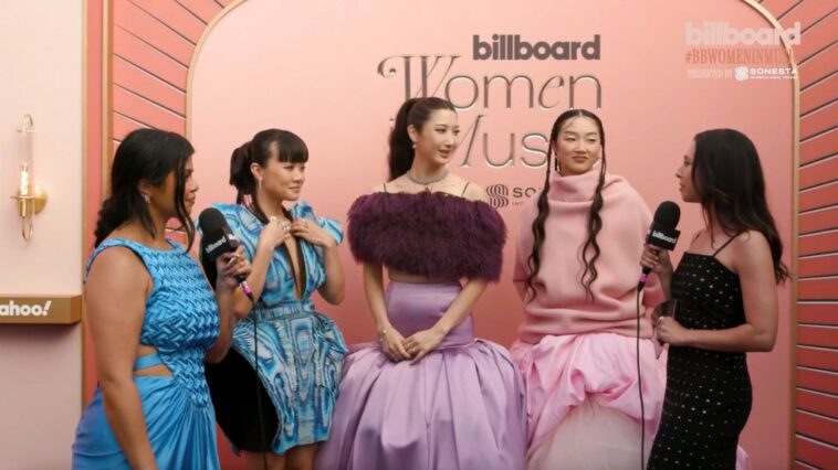 EJAE, Audrey Nuna & Rei Ami On Performing “Golden” With KATSEYE | Billboard Women In Music 2026