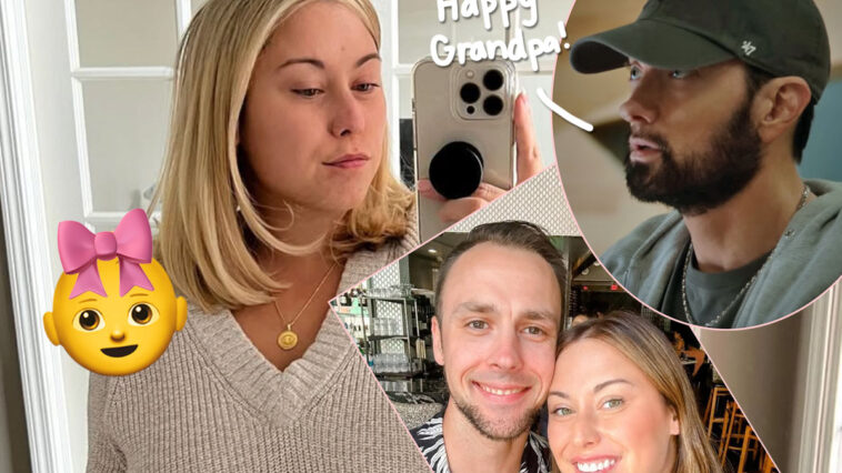 Eminem's Daughter Alaina Shares Precious Pics From Baby Scottie's Birth!