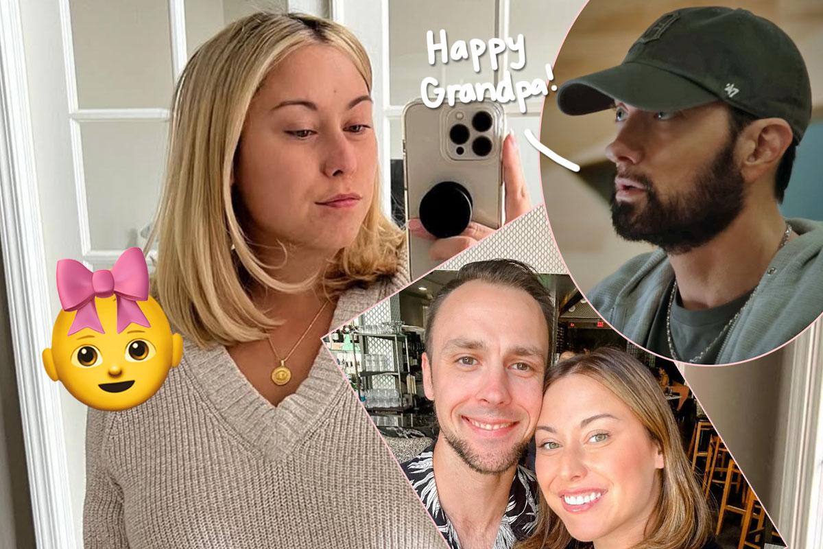 Eminem's Daughter Alaina Shares Precious Pics From Baby Scottie's Birth!